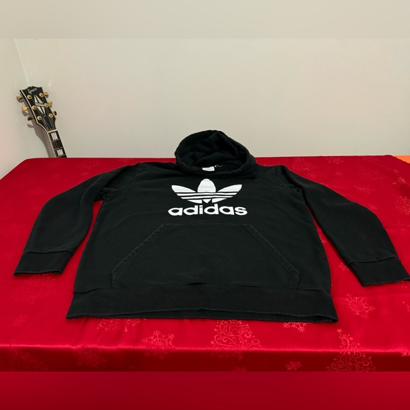 adidas Other - Adidas Classic Trefoil Black Pullover Hoodie /Sweatshirt Adult Size M